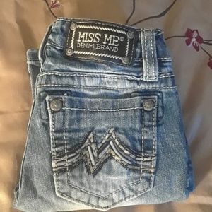 Girls miss me capris